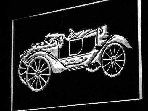Vintage Car Collection LED Light Sign - LED Gift Works
