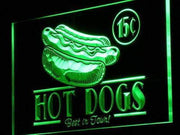 Vintage Hot Dogs LED Light Sign - LED Gift Works