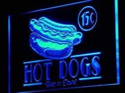 Vintage Hot Dogs LED Light Sign - LED Gift Works