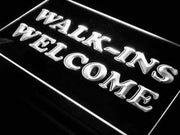Walk Ins Welcome LED Light Sign - LED Gift Works