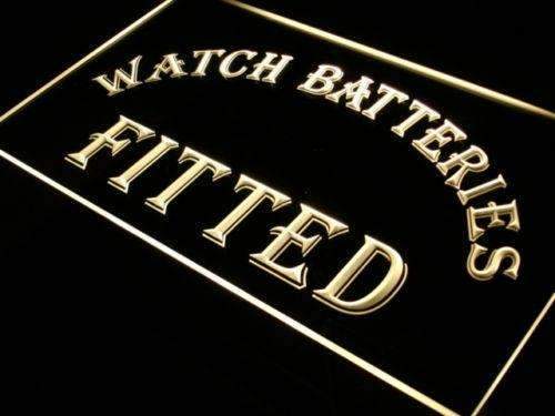 Watch Batteries Fitted LED Light Sign - Way Up Gifts