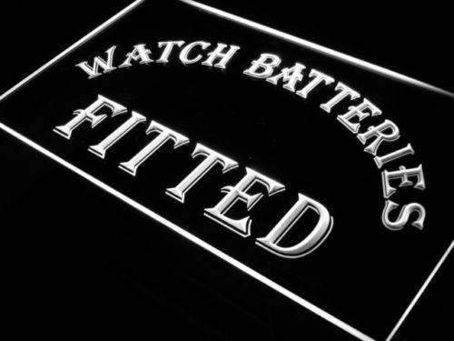Watch Batteries Fitted LED Light Sign - LED Gift Works