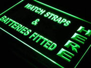 Watch Straps Batteries Fitted LED Light Sign - LED Gift Works