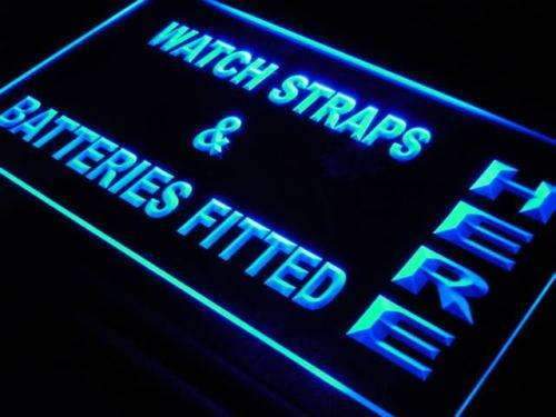 Watch Straps Batteries Fitted LED Light Sign - LED Gift Works