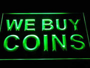 We Buy Coins LED Light Sign - LED Gift Works