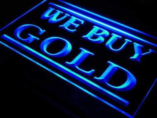 We Buy Gold LED Light Sign - LED Gift Works