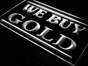 We Buy Gold LED Light Sign - LED Gift Works