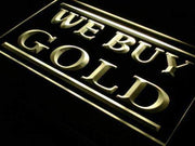 We Buy Gold LED Light Sign - LED Gift Works