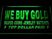 We Buy Gold Silver Jewelry LED Light Sign - LED Gift Works