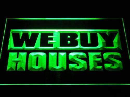 We Buy Houses LED Light Sign - LED Gift Works