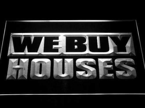 We Buy Houses LED Light Sign - LED Gift Works