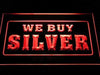 We Buy Silver LED Light Sign - Way Up Gifts