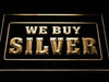 We Buy Silver LED Light Sign - Way Up Gifts