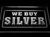 We Buy Silver LED Light Sign - Way Up Gifts