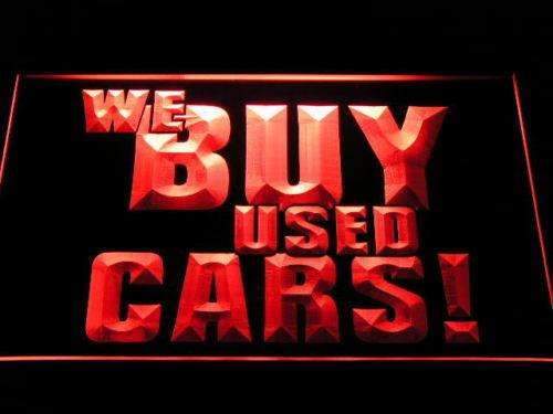 We Buy Used Cars LED Light Sign - Way Up Gifts