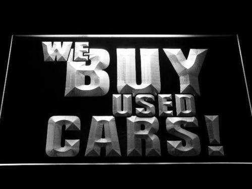 We Buy Used Cars LED Light Sign - Way Up Gifts