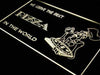 We Serve Best Pizza LED Light Sign - Way Up Gifts