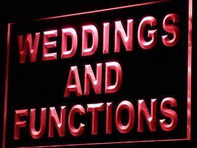 Weddings and Functions Available LED Light Sign - LED Gift Works