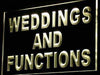 Weddings and Functions Available LED Light Sign - Way Up Gifts