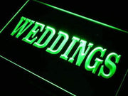 Weddings Services LED Light Sign - LED Gift Works