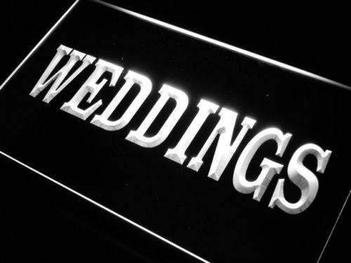Weddings Services LED Light Sign - LED Gift Works