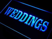 Weddings Services LED Light Sign - LED Gift Works
