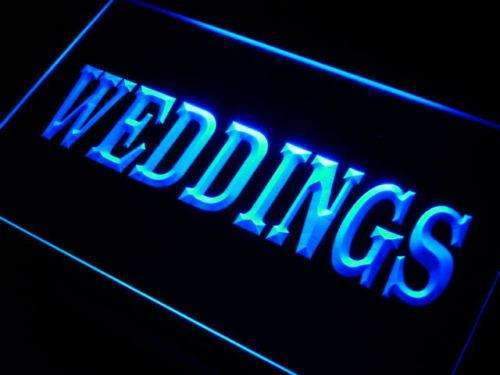 Weddings Services LED Light Sign - LED Gift Works