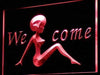 Welcome Night Club LED Light Sign - Way Up Gifts