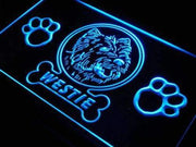 West Highland White Terrier Westie LED Light Sign - LED Gift Works