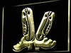 Western Cowboy Boots Decor LED Light Sign - Way Up Gifts