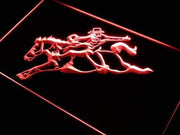 Western Cowboy Horse Rider LED Light Sign - LED Gift Works
