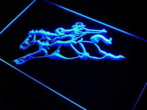 Western Cowboy Horse Rider LED Light Sign - Way Up Gifts