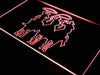 Western Cowboy Rodeo LED Light Sign - Way Up Gifts