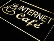 Wifi Internet Cafe LED Light Sign - LED Gift Works