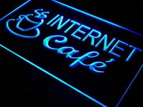 Wifi Internet Cafe LED Light Sign - LED Gift Works