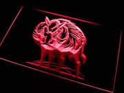 Wild Boar II LED Light Sign - LED Gift Works