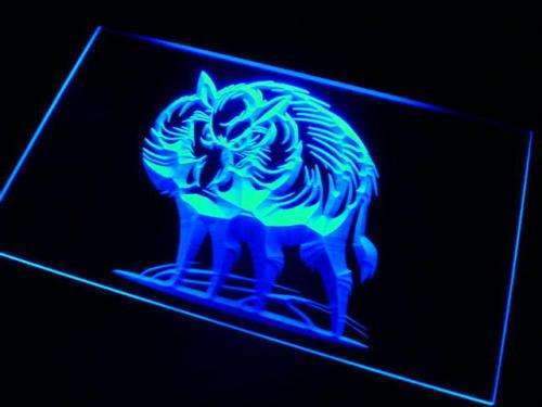 Wild Boar II LED Light Sign - Way Up Gifts