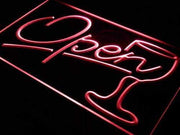 Wine Bar Open LED Light Sign - LED Gift Works