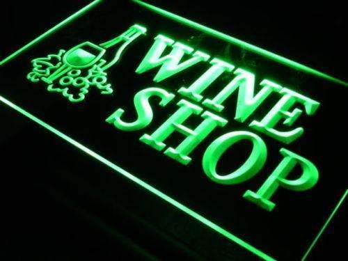 Wine Shop LED Light Sign - Way Up Gifts