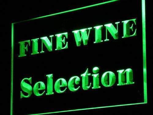 Wine Store Fine Wine Selection LED Light Sign - Way Up Gifts