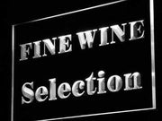 Wine Store Fine Wine Selection LED Light Sign - LED Gift Works