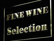 Wine Store Fine Wine Selection LED Light Sign - LED Gift Works