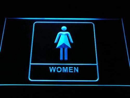Women Washroom Restroom LED Light Sign - Way Up Gifts
