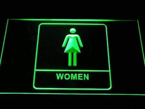 Women Washroom Restroom LED Light Sign - Way Up Gifts