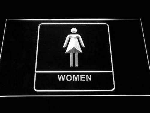 Women Washroom Restroom LED Light Sign - Way Up Gifts