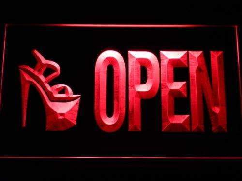 Women's Shoe Store Open LED Light Sign - LED Gift Works