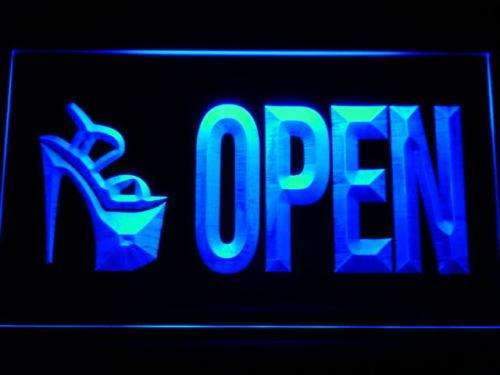 Women's Shoe Store Open LED Light Sign - LED Gift Works