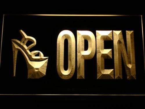 Women's Shoe Store Open LED Light Sign - Way Up Gifts