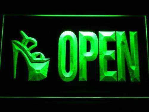 Women's Shoe Store Open LED Light Sign - Way Up Gifts