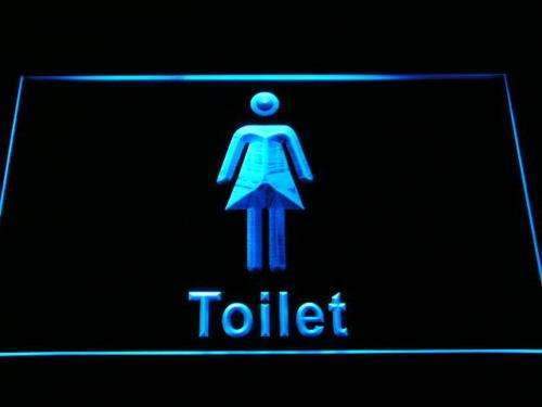 Women's Toilet Restroom LED Light Sign - LED Gift Works